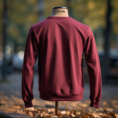 Men's Plain Polyester Fleece Full Sleeve Sweatshirt - 1 Pc