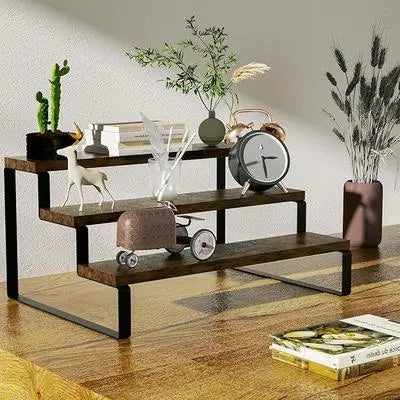 Elegant Wooden Kitchen Rack - 1 Pc Spices Organizer